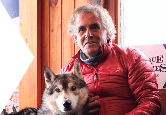 Man with dog